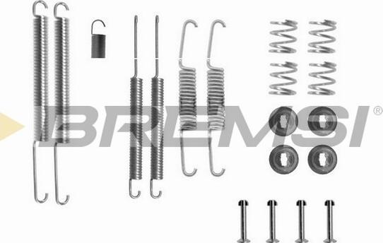 Bremsi SK0609 - Комплектуючі, барабанний гальмівний механізм autozip.com.ua