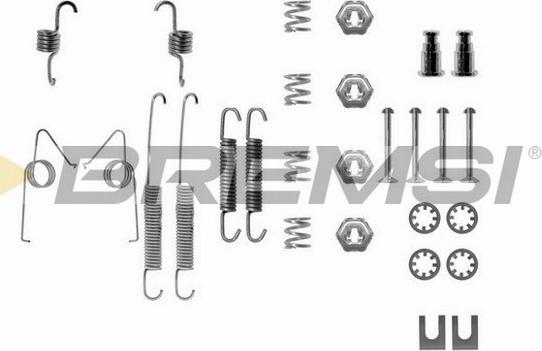 Bremsi SK0614 - Комплектуючі, барабанний гальмівний механізм autozip.com.ua