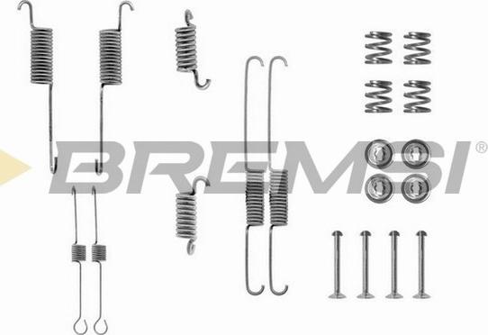 Bremsi SK0615 - Комплектуючі, барабанний гальмівний механізм autozip.com.ua