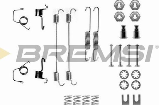 Bremsi SK0617 - Комплектуючі, барабанний гальмівний механізм autozip.com.ua