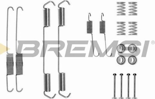 Bremsi SK0689 - Комплектуючі, барабанний гальмівний механізм autozip.com.ua
