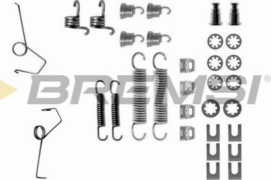 Bremsi SK0686 - Комплектуючі, барабанний гальмівний механізм autozip.com.ua