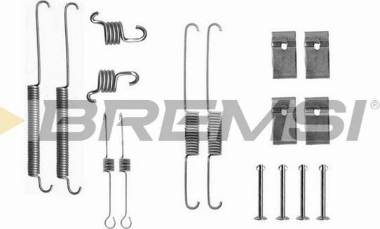 Bremsi SK0688 - Комплектуючі, барабанний гальмівний механізм autozip.com.ua