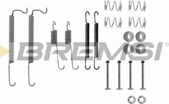 Bremsi SK0629 - Комплектуючі, барабанний гальмівний механізм autozip.com.ua