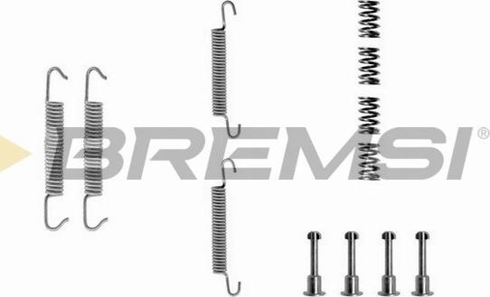 Bremsi SK0621 - Комплектуючі, барабанний гальмівний механізм autozip.com.ua