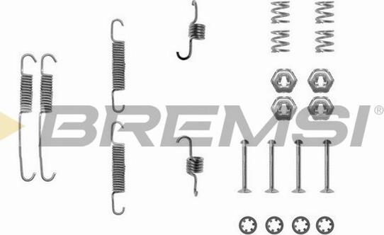 Bremsi SK0673 - Комплектуючі, барабанний гальмівний механізм autozip.com.ua