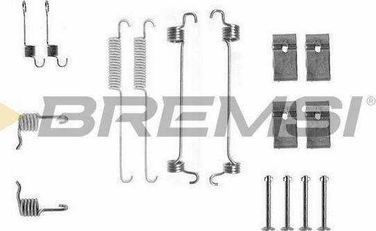 Bremsi SK0677 - Комплектуючі, барабанний гальмівний механізм autozip.com.ua