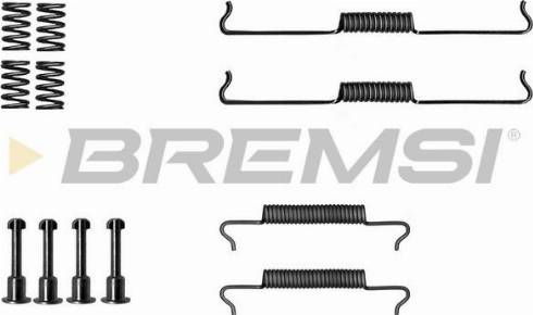 Bremsi SK0041 - Комплектуючі, барабанний гальмівний механізм autozip.com.ua