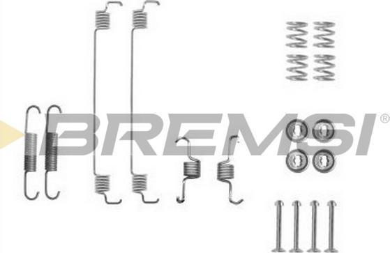Bremsi SK0018 - Комплектуючі, барабанний гальмівний механізм autozip.com.ua