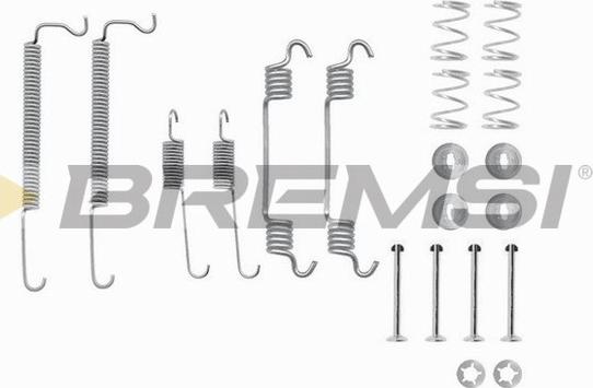 Bremsi SK0849 - Комплектуючі, барабанний гальмівний механізм autozip.com.ua