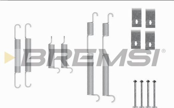 Bremsi SK0844 - Комплектуючі, барабанний гальмівний механізм autozip.com.ua