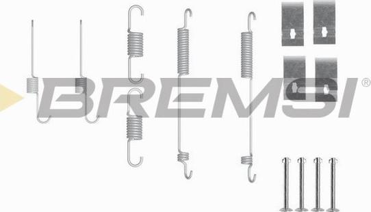Bremsi SK0846 - Комплектуючі, барабанний гальмівний механізм autozip.com.ua