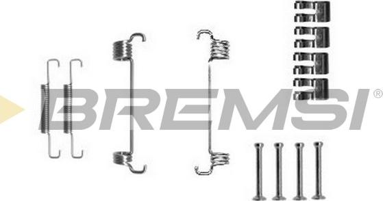 Bremsi SK0851 - Комплектуючі, барабанний гальмівний механізм autozip.com.ua
