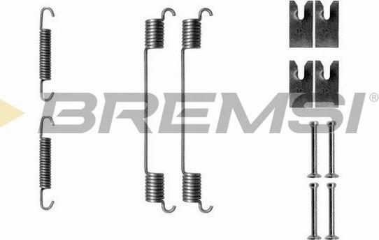 Bremsi SK0814 - Комплектуючі, барабанний гальмівний механізм autozip.com.ua