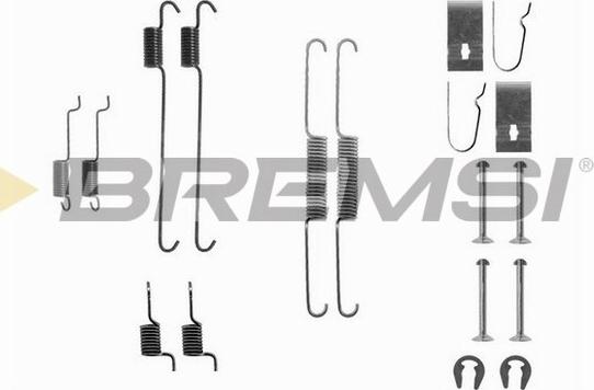 Bremsi SK0815 - Комплектуючі, барабанний гальмівний механізм autozip.com.ua