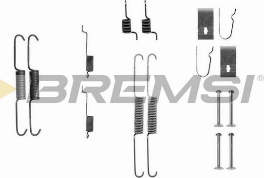 Bremsi SK0811 - Комплектуючі, барабанний гальмівний механізм autozip.com.ua