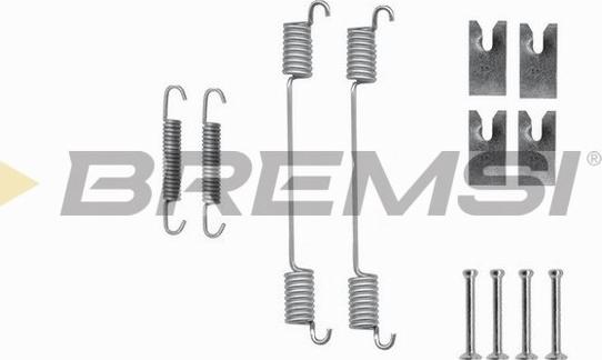 Bremsi SK0836 - Комплектуючі, барабанний гальмівний механізм autozip.com.ua
