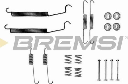 Bremsi SK0830 - Комплектуючі, барабанний гальмівний механізм autozip.com.ua