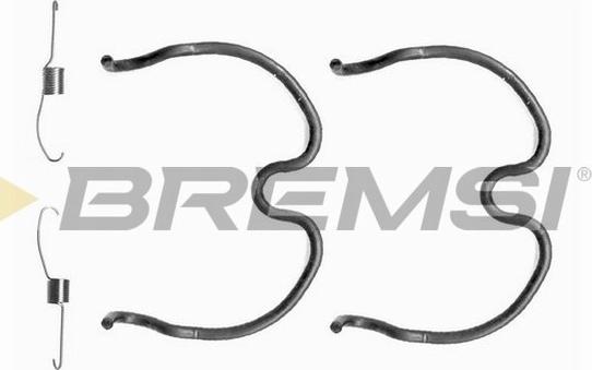 Bremsi SK0837 - Комплектуючі, барабанний гальмівний механізм autozip.com.ua
