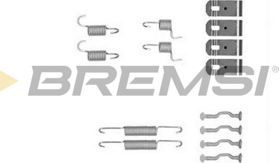 Bremsi SK0876 - Комплектуючі, барабанний гальмівний механізм autozip.com.ua