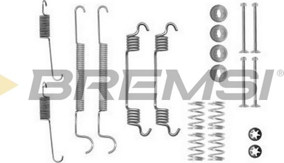 Bremsi SK0873 - Комплектуючі, барабанний гальмівний механізм autozip.com.ua