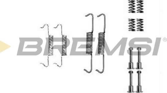 Bremsi SK0877 - Комплектуючі, барабанний гальмівний механізм autozip.com.ua