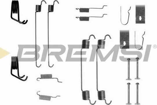 Bremsi SK0799 - Комплектуючі, барабанний гальмівний механізм autozip.com.ua