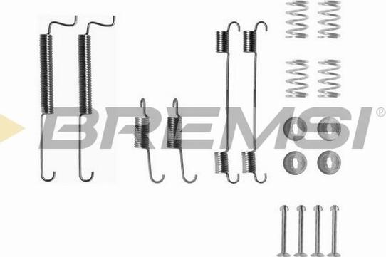 Bremsi SK0795 - Комплектуючі, барабанний гальмівний механізм autozip.com.ua