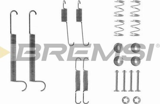 Bremsi SK0746 - Комплектуючі, барабанний гальмівний механізм autozip.com.ua