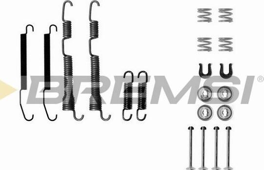 Bremsi SK0761 - Комплектуючі, барабанний гальмівний механізм autozip.com.ua