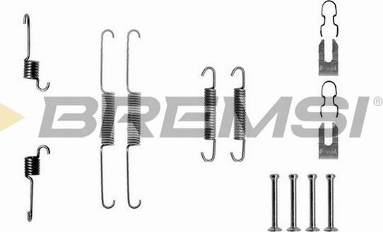 Bremsi SK0763 - Комплектуючі, барабанний гальмівний механізм autozip.com.ua