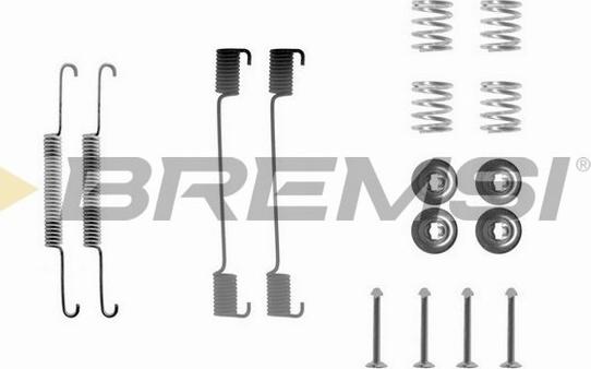 Bremsi SK0704 - Комплектуючі, барабанний гальмівний механізм autozip.com.ua