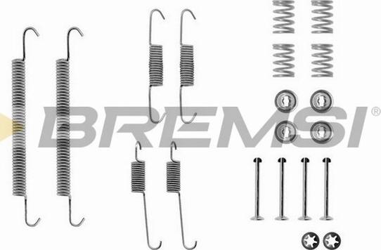 Bremsi SK0707 - Комплектуючі, барабанний гальмівний механізм autozip.com.ua