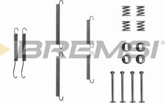 Bremsi SK0713 - Комплектуючі, барабанний гальмівний механізм autozip.com.ua