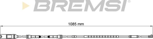 Bremsi WI0677 - Сигналізатор, знос гальмівних колодок autozip.com.ua