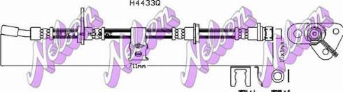 Brovex-Nelson H4433Q - Гальмівний шланг autozip.com.ua