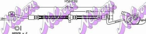 Brovex-Nelson H5623Q - Гальмівний шланг autozip.com.ua