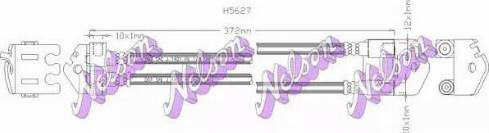 Brovex-Nelson H5627 - Гальмівний шланг autozip.com.ua