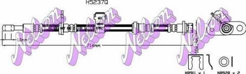 Brovex-Nelson H5237Q - Гальмівний шланг autozip.com.ua