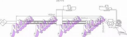 Brovex-Nelson H5779 - Гальмівний шланг autozip.com.ua