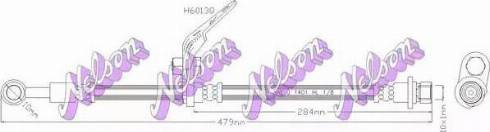 Brovex-Nelson H6013Q - Гальмівний шланг autozip.com.ua