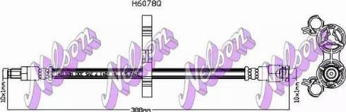 Brovex-Nelson H6078Q - Гальмівний шланг autozip.com.ua