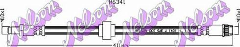 Brovex-Nelson H6341 - Гальмівний шланг autozip.com.ua