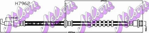 Brovex-Nelson H7962 - Гальмівний шланг autozip.com.ua