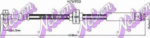 Brovex-Nelson H7695Q - Гальмівний шланг autozip.com.ua