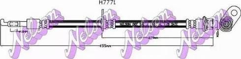 Brovex-Nelson H7771 - Гальмівний шланг autozip.com.ua