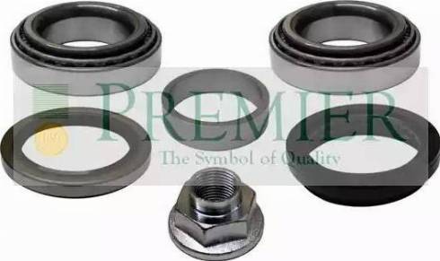 BRT Bearings PWK0227 - Комплект підшипника маточини колеса autozip.com.ua