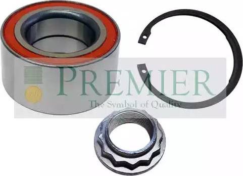 BRT Bearings PWK1842 - Комплект підшипника маточини колеса autozip.com.ua