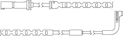 BSF 09043 - Сигналізатор, знос гальмівних колодок autozip.com.ua