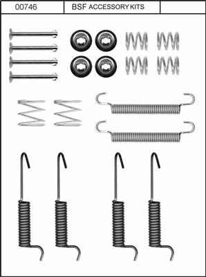 BSF 00746 - Комплектуючі, гальмівна система autozip.com.ua